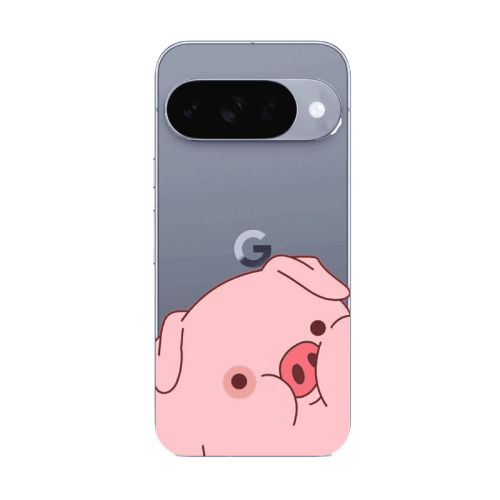 Google Pixel 10 Piggy 1 Transparent Silicone TPU Θήκη